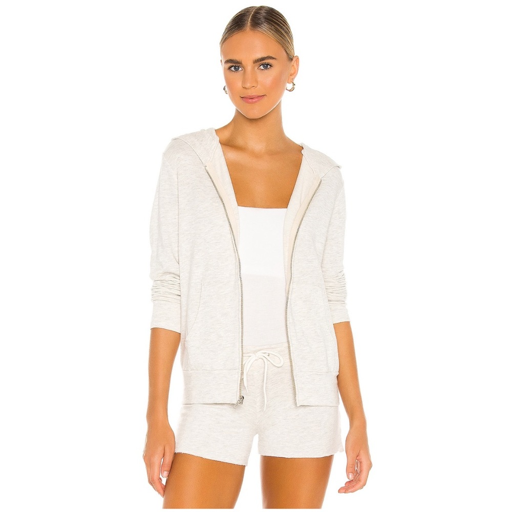 Monrow Supersoft Hoodie in Cream